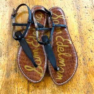 Sam Edelman Gigi sandals size 9.5 in matte black, worn a couple of times.